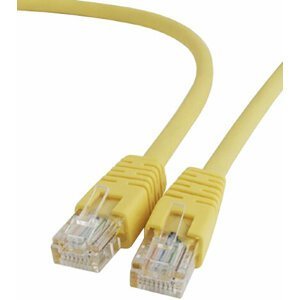 Gembird Cablexpert Patch kabel UTP c5e - 0.25m - žlutá - PP12-0.25M/Y