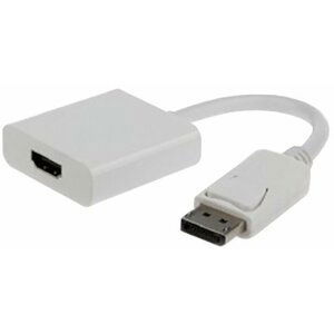 Gembird CABLEXPERT kabel Displayport na HDMI, M/F, bílá - A-DPM-HDMIF-002-W