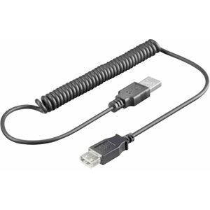 PremiumCord USB 2.0 kabel prodlužovací kroucený, A-A, 50cm až 150cm - KUPAA1KR