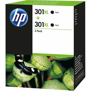 HP D8J45AE č. 301XL twin pack, černá - D8J45AE