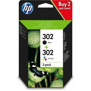 HP X4D37AE č. 302 multipack, černá - X4D37AE