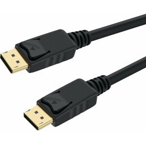 PremiumCord DisplayPort 1.3 propojovací kabel M/M, zlacené konektory, 1m - kport5-01