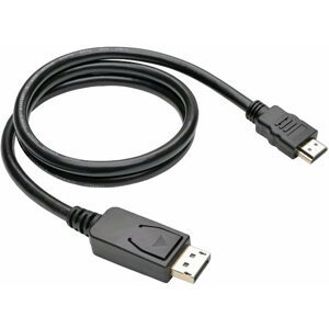 C-TECH kabel DisplayPort/HDMI, 2m, černá - CB-DP-HDMI-20