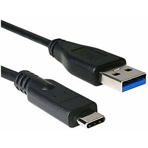 C-TECH kabel USB 3.0 AM na Type-C kabel (AM/CM), 2m, černá - CB-USB3C-20B