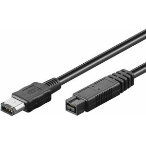 PremiumCord FireWire 800 kabel, 1394B 9pin-6pin, 1.8m - kfib96-2