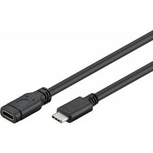 PremiumCord prodlužovací kabel USB 3.1 konektor C/male - C/female, 2m, černá - ku31mf2