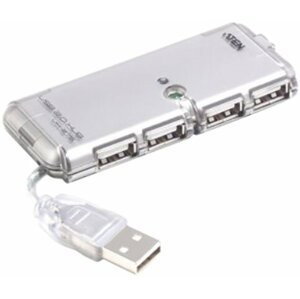 PremiumCord USB 2.0 HUB 4-portový bez napájení - ku2hub4ws