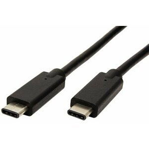 PremiumCord USB-C kabel ( USB 3.1 generation 2, 3A, 10Gbit/s ) 0,5m, černá - ku31cg05bk