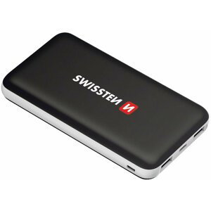SWISSTEN CORE Slim Powerbanka 10000 mAh USB-C input, černá - 22013924