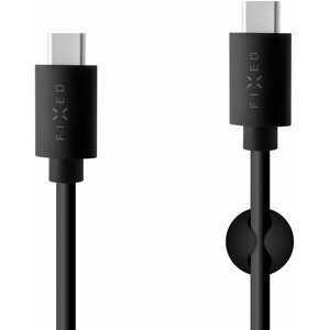 FIXED dlouhý datový a nabíjecí USB-C kabel s konektorem USB-C, USB 2.0, 2 metry, 15W, černá - FIXD-CC2M-BK