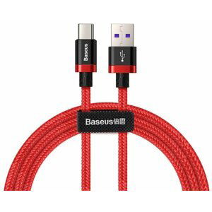 Baseus kabel pro rychlonabíjení a přenos dat HW USB Type-C 40W 1m, červená - CATZH-A09