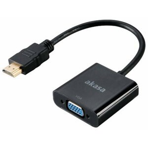 Akasa převodník HDMI na VGA - AK-CBHD15-20BK