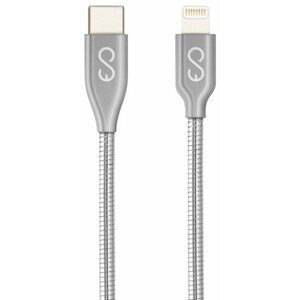EPICO metallic USB-C kabel s lightning konektorem, 1,2m, stříbrný - 9915141900003