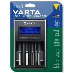 VARTA dual tech nabíječka s LCD - 57676101401