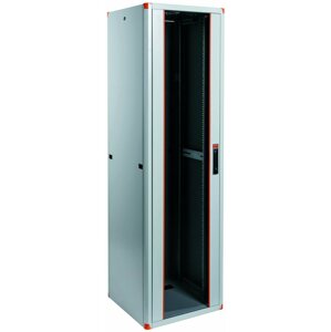 Legrand EvoLine 19" stojanový rozvaděč - 42U, 600x600mm, 1000kg, jednokřídlé skleněné dveře - EVO42U6060