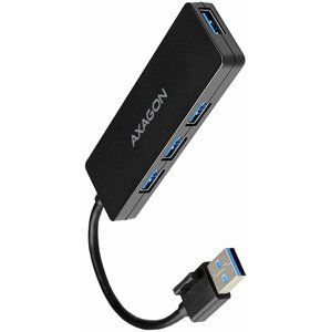 AXAGON HUE-G1A, 4x USB 3.2 Gen 1 SLIM hub, kabel Type-A 14cm napevno - HUE-G1A