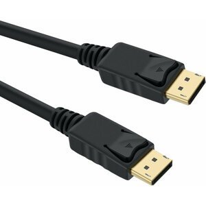 PremiumCord DisplayPort 1.4 propojovací kabel M/M, zlacené konektory, 0,5m - kport8-005