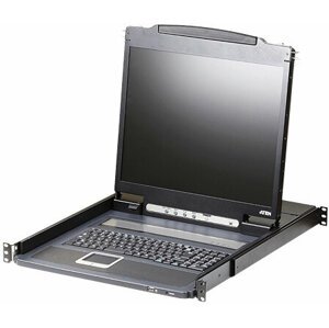 ATEN konzole CL3000N - USB, PS/2, VGA, 19" LCD, UK klávesnice - CL3000N-ATA-2XK06UG