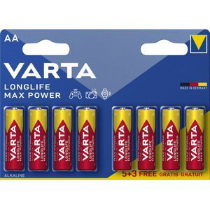 VARTA baterie Longlife Max Power 5+3 AA - 4706101428