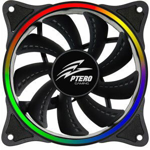 Evolveo Ptero FR1, Rainbow, 6pin, 5V RGB, 120mm - rgb-fan-12fr1