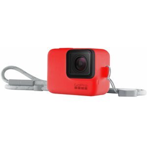 GoPro Sleeve + Lanyard (Silikonový obal červený) - ACSST-012