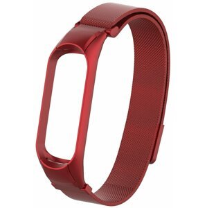 MAX náhradní řemínek pro Mi Band 3/4, červená - 1407294