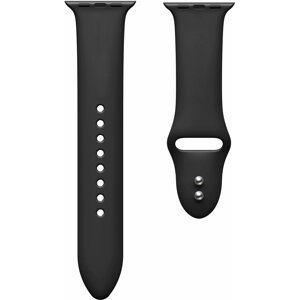 MAX silikonový řemínek pro Apple Watch 4/5, 40mm, černá - 1407302
