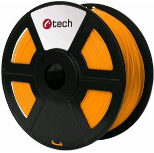 C-TECH tisková struna (filament), PLA, 1,75mm, 1kg, oranžová - 3DF-PLA1.75-O