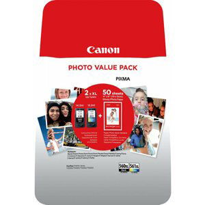 Canon PG-560XL/ CL-561XL + PP-201 10x15cm, multipack - 3712C004