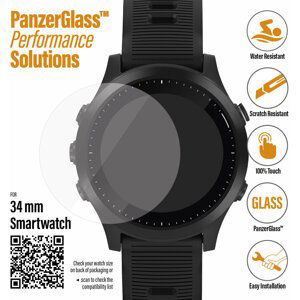 PanzerGlass ochranné sklo SmartWatch pro Samsung Galaxy Watch 3, 34mm, čirá - 3606