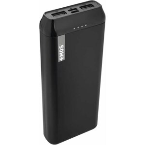 Emos Alpha 20 powerbanka, 20000 mAh + kabel USB-C, černá - B0523B