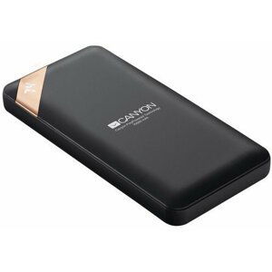 Canyon powerbanka 10000 mAh Li-poly, Smart IC, displej s indikací nabití, černá - CNE-CPBP10B