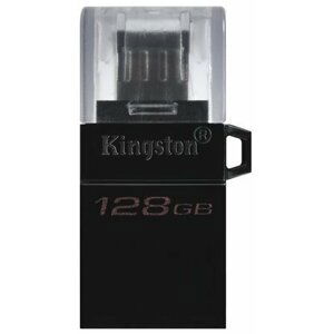 Kingston DataTraveler microDuo 3 G2 - 128GB, černá - DTDUO3G2/128GB