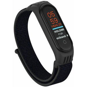 Epico nylonový náramek pro Xiaomi Mi Band 5/6, černá - 50818141300001