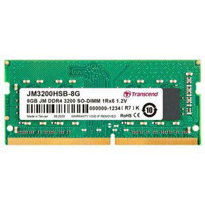 Transcend 8GB DDR4 3200 CL22 SO-DIMM - JM3200HSB-8G