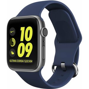 MAX náhradní řemínek MAS08 pro Apple Watch, 38/40mm, tmavě modrá - 2493153