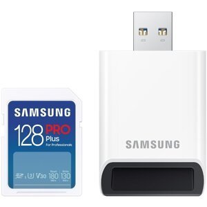 Samsung SDXC 128GB PRO Plus + USB adaptér - MB-SD128SB/WW