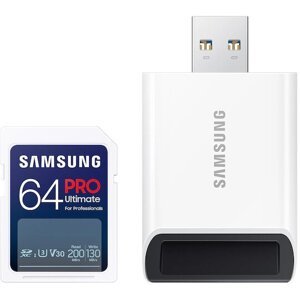 Samsung SDXC 64GB PRO Ultimate + USB adaptér - MB-SY64SB/WW