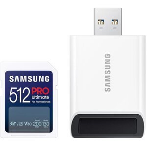 Samsung SDXC 512GB PRO Ultimate + USB adaptér - MB-SY512SB/WW