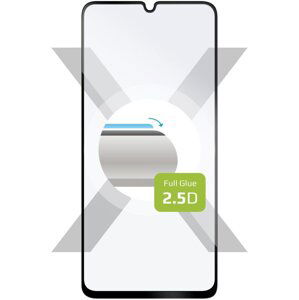FIXED ochranné sklo Full-Cover pro Samsung Galaxy A25 5G, lepení přes celý displej, černá - FIXGFA-1261-BK