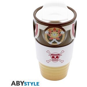 Hrnek One Piece - Thousand Sunny, cestovní, 450ml - ABYTUM056