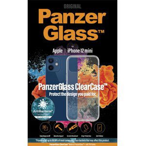 PanzerGlass ochranný kryt ClearCase pro Apple iPhone 12 Mini 5.4", antibakteriální, čirá - 0248