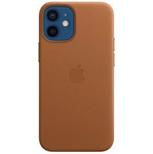 Apple kožený kryt s MagSafe pro iPhone 12 mini, hnědá - MHK93ZM/A