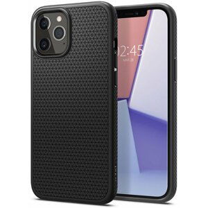 Spigen ochranný kryt Liquid Air pro iPhone 12/12 Pro, černá - ACS01701