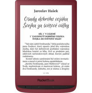 PocketBook Touch Lux 5, Ruby Red - PB628-R-WW