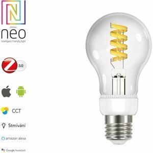 IMMAX NEO Smart LED filamentová žárovka E27, 5W teplá, studená bílá, stmívatelná, Zigbee 3.0 - 07089L
