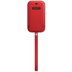 Apple kožený návlek s MagSafe pro iPhone 12 mini, (PRODUCT)RED - červená - MHMR3ZM/A