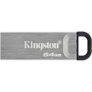 Kingston DataTraveler Kyson, - 64GB, stříbrná - DTKN/64GB
