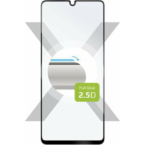 FIXED ochranné tvrzené sklo pro Samsung Galaxy A42, Full-Cover, 2.5D, černá - FIXGFA-626-BK