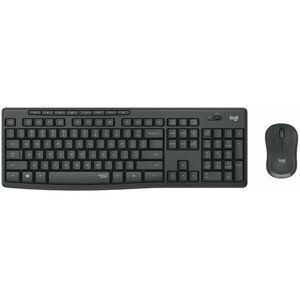 Logitech MK295 Silent, CZ/SK, šedá - 920-009808